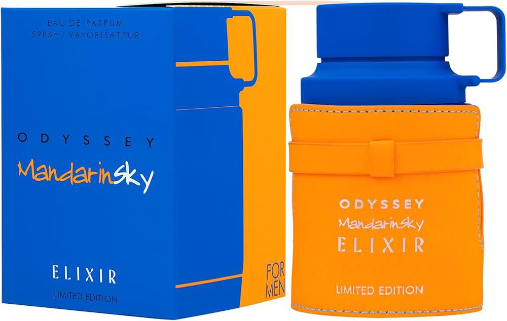 𝐀𝐑𝐌𝐀𝐅                     Odyssey - Mandarin Sky Elixir Edición Limitada de Armaf para Hombre - EDP Spray de 3.4 oz            PER18