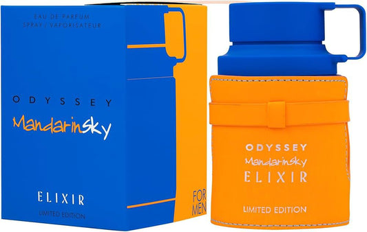 𝐀𝐑𝐌𝐀𝐅                     Odyssey - Mandarin Sky Elixir Edición Limitada de Armaf para Hombre - EDP Spray de 3.4 oz            PER18