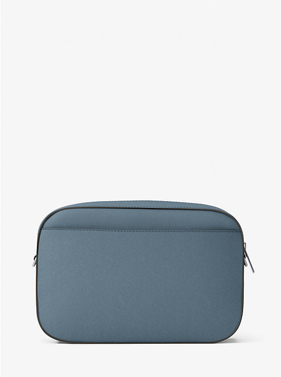 𝐌𝐈𝐂𝐇𝐀𝐄𝐋 𝐊𝐎𝐑𝐒     Bolso bandolera grande Jet Set de piel saffiano    MK0042