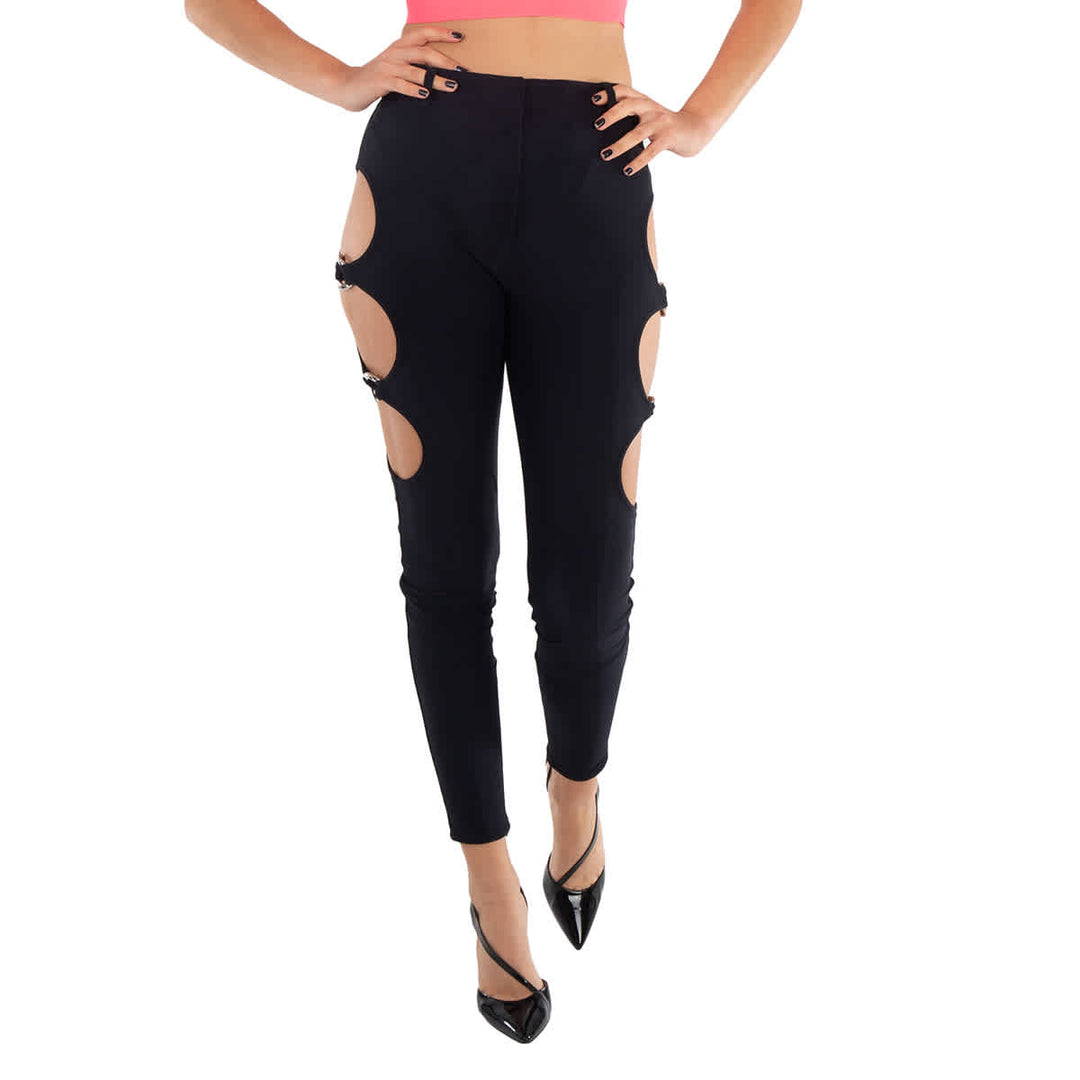 𝐁𝐔𝐑𝐁𝐄𝐑𝐑𝐘 ☑️         Leggings con gancho y barra recortados