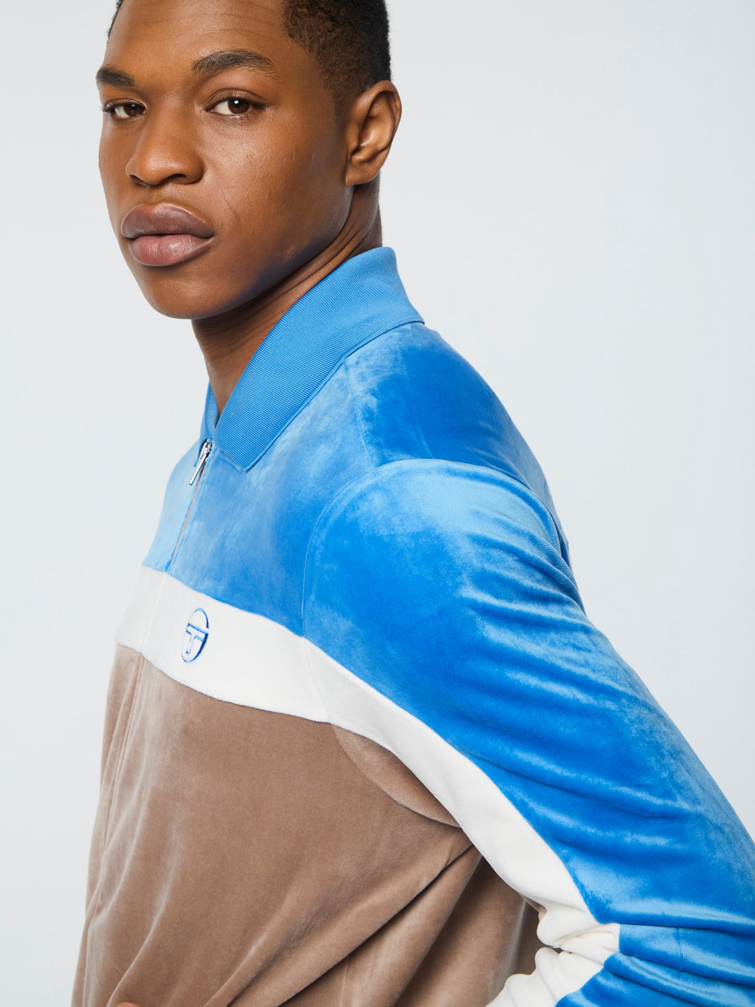 𝐒𝐄𝐑𝐆𝐈𝐎 𝐓𝐀𝐂𝐂𝐇𝐈𝐍𝐈 Chaqueta deportiva de terciopelo Lazaro         TAC22