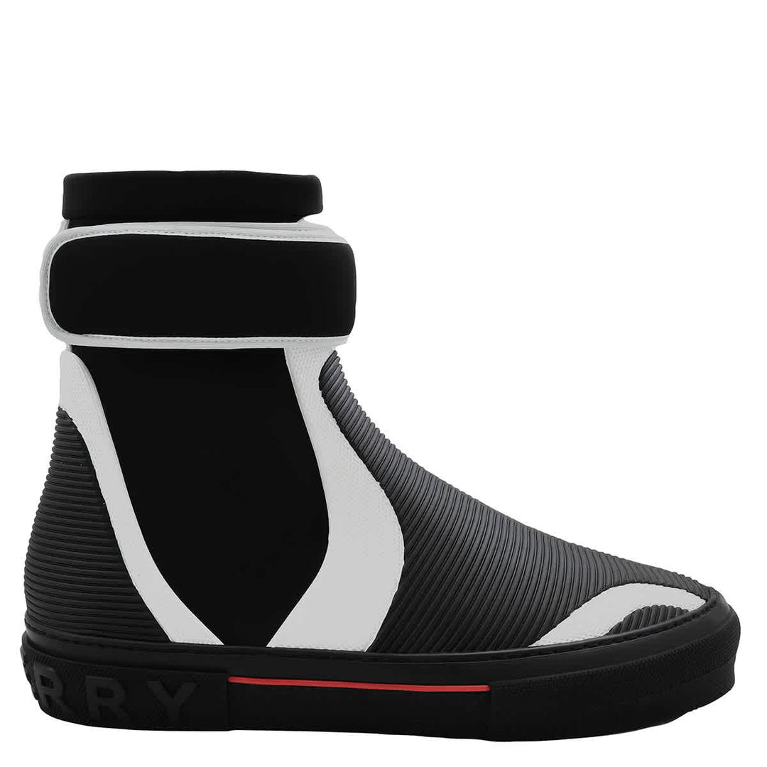 𝐁𝐔𝐑𝐁𝐄𝐑𝐑𝐘 ☑️            Zapatillas negrasde caña alta para hombre