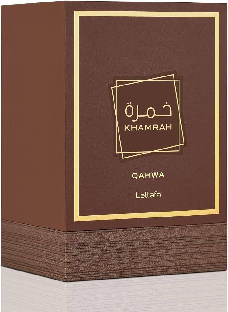 𝐋𝐀𝐓𝐓𝐀𝐅𝐀                 Khamrah Qahwa  Vainilla, Especias Cálidas, Canela, Dulce  Eau de Parfum Fragancia de Larga Duración para Unisex, 100 ml      PER11