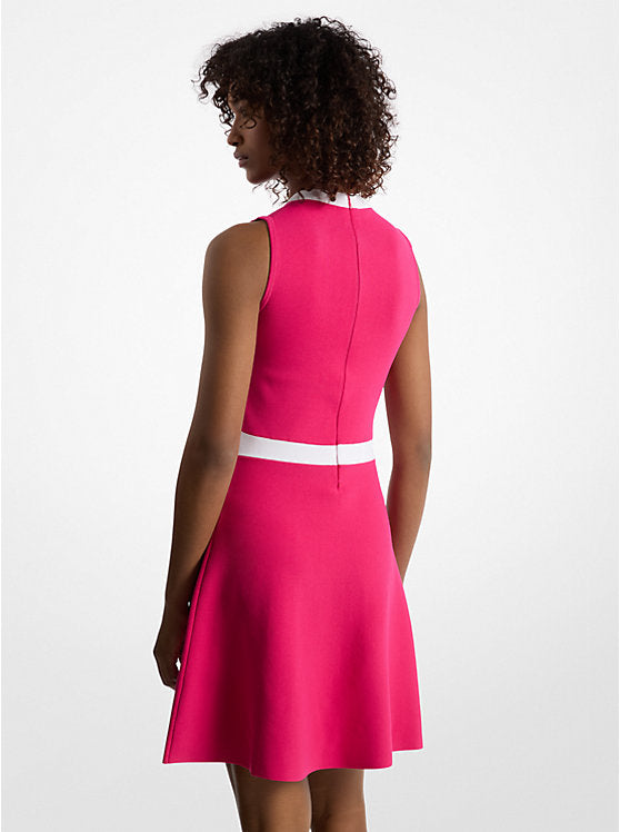 𝐌𝐈𝐂𝐇𝐀𝐄𝐋 𝐊𝐎𝐑𝐒                                  Vestido a presión en mezcla de viscosa                              MK0017