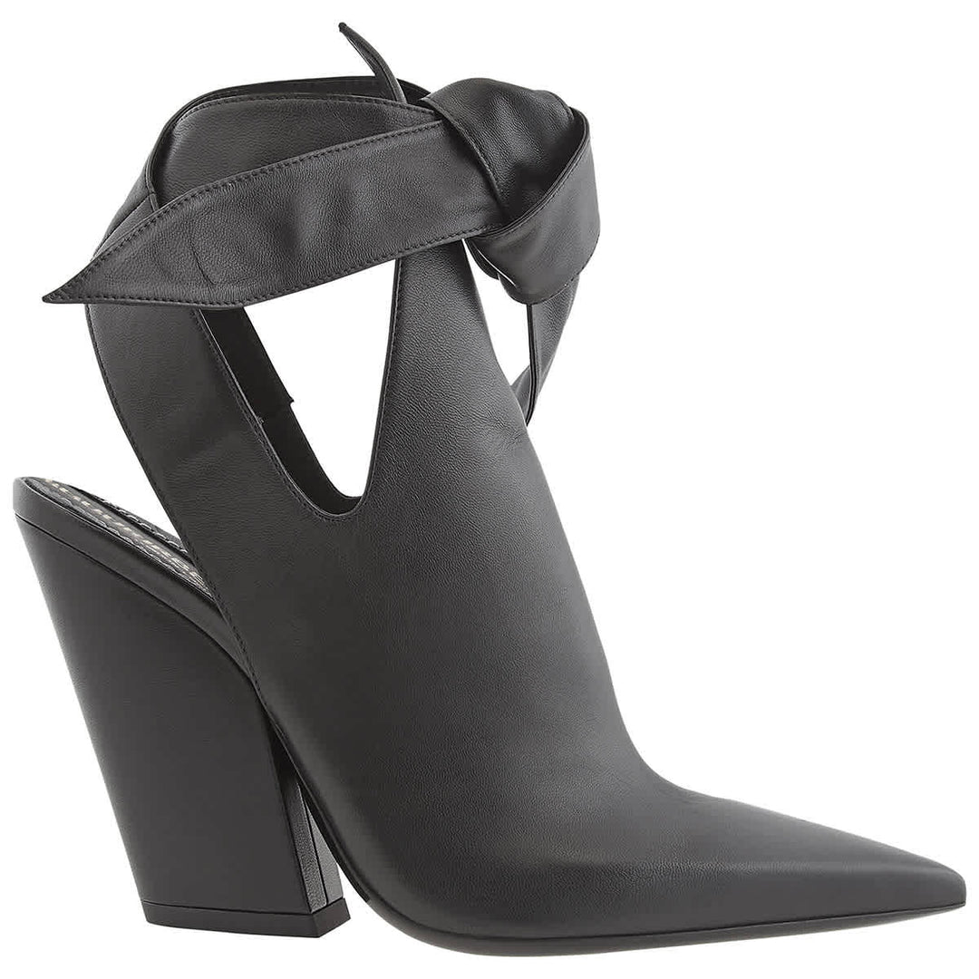 𝐁𝐔𝐑𝐁𝐄𝐑𝐑𝐘 ☑️                   Botas Amy negras con lazo para mujer