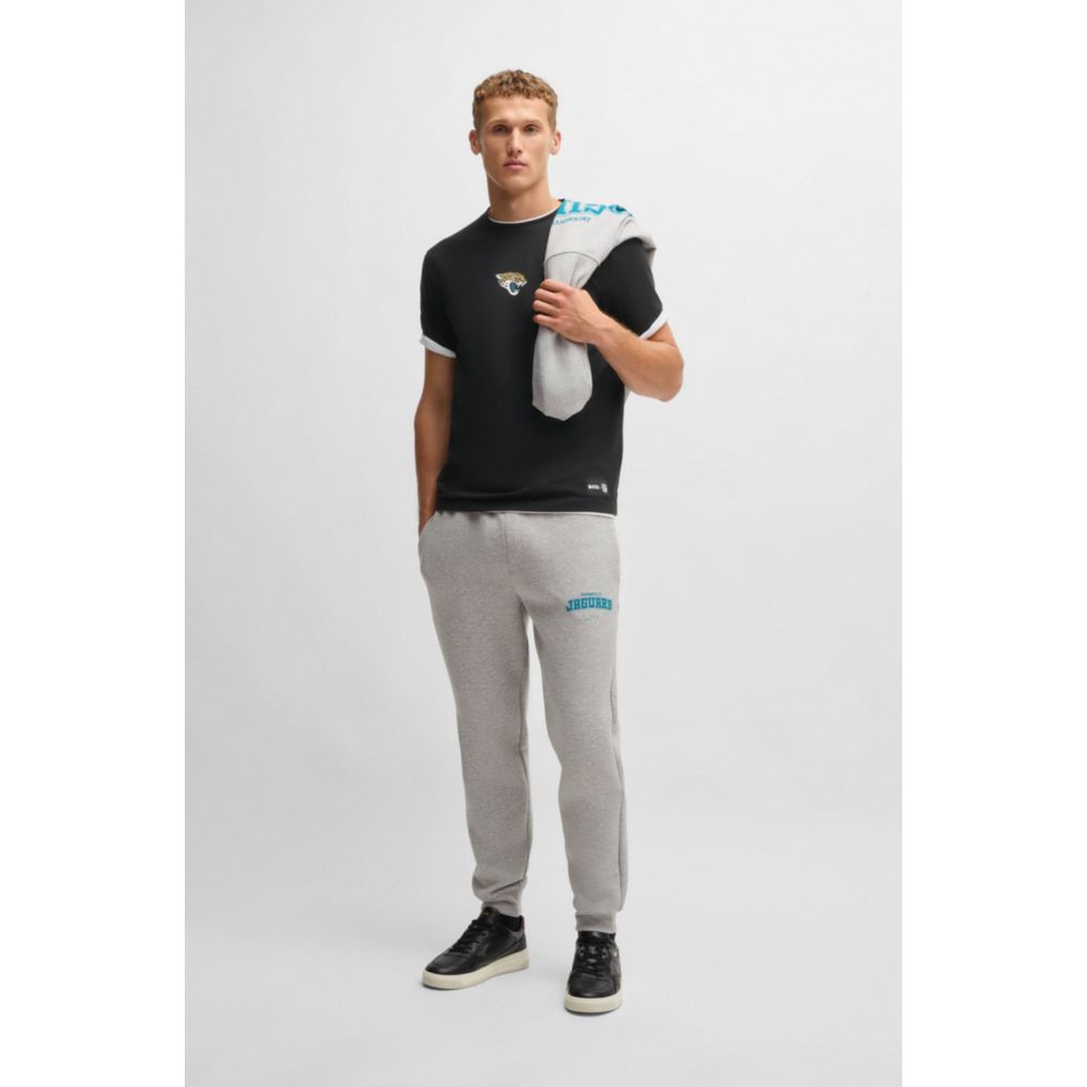 𝐁𝐎𝐒𝐒                                           Camiseta de algodón elástico x nfl con logo especial de la marca
MSM66