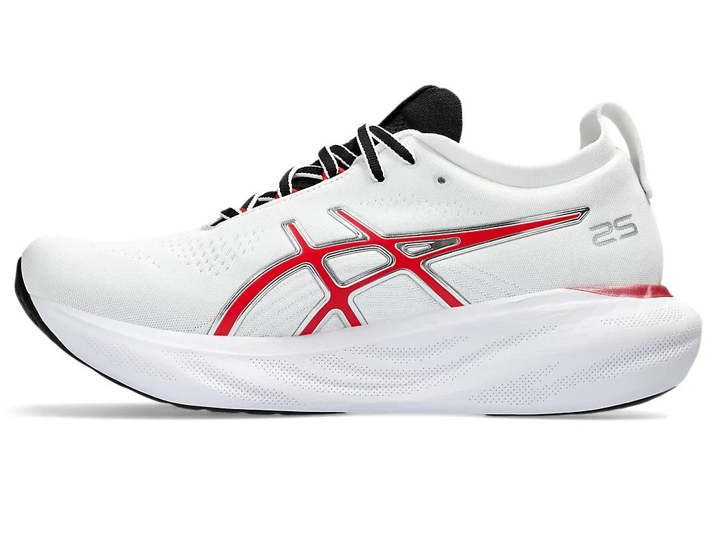 𝐀𝐒𝐈𝐂𝐒                                 Zapatillas Gel-Nimbus 25 Anniversary 1011B750-100 para hombre, color blanco