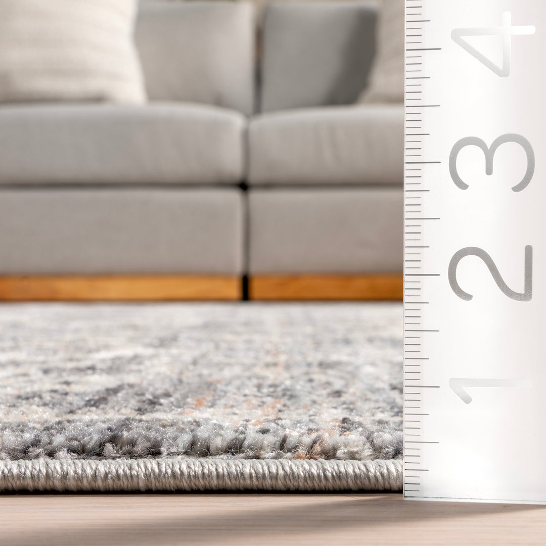 𝐍𝐔𝐋𝐎𝐎𝐌                          alfombra de área de medallón de transición kaylani                    NU037