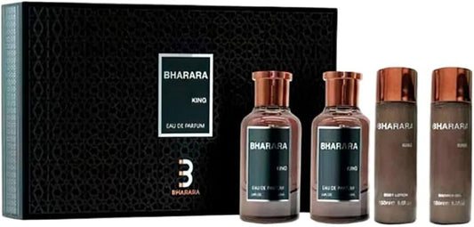 𝐁𝐇𝐀𝐑𝐀𝐑𝐀                       King 3.4 Edp Set de 4 piezas para hombre                   PER6