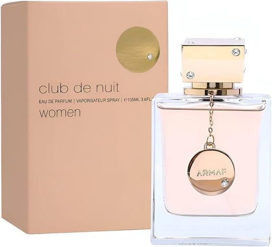 𝐀𝐑𝐌𝐀𝐅                            Club De Nuit para mujer Eau de Parfum Spray, 3.6 onzas PER5