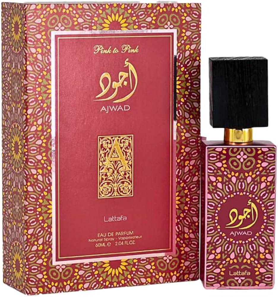 𝐋𝐀𝐓𝐓𝐀𝐅𝐀                      Ajwad Pink To Pink para mujer Eau de Parfum Spray, 60 ml PER27