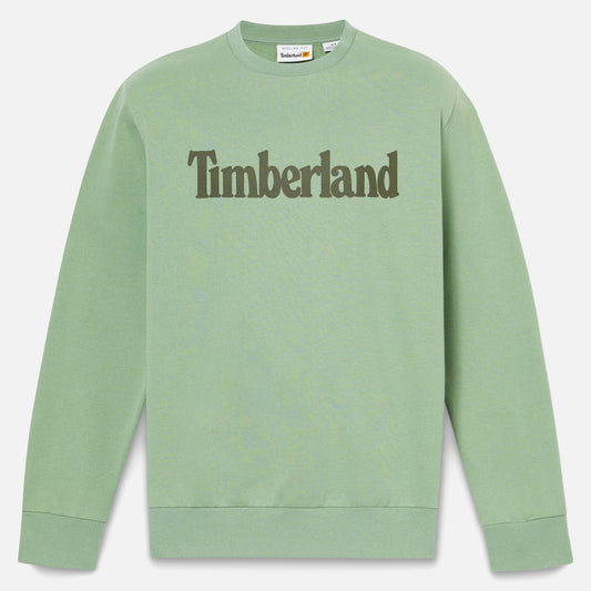 𝐓𝐈𝐌𝐁𝐄𝐑𝐋𝐀𝐍𝐃        Sudadera de cuello redondo con espalda cepillada y logotipo de Northwood US para hombre                 TIM32