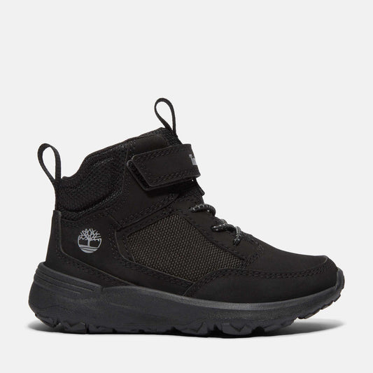 𝐓𝐈𝐌𝐁𝐄𝐑𝐋𝐀𝐍𝐃        Zapatillas de deporte con cierre de velcro para jóvenes Motion Access Mid       TIM10